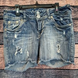 Y2K Vintage Cutoff Denim Shorts